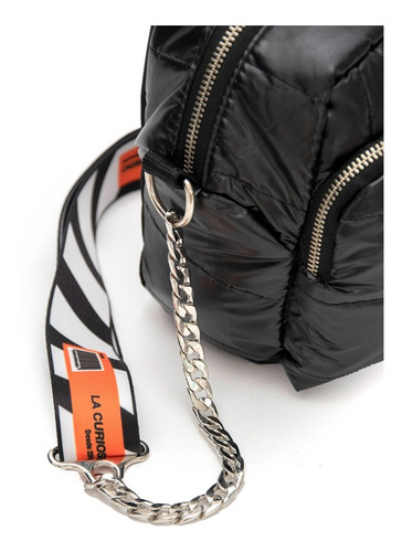 Bandolera Cumbre Pop Cadenas Negro