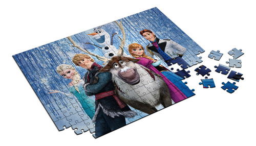 Quebra-cabeça Personalizado Frozen 2 48 Peças