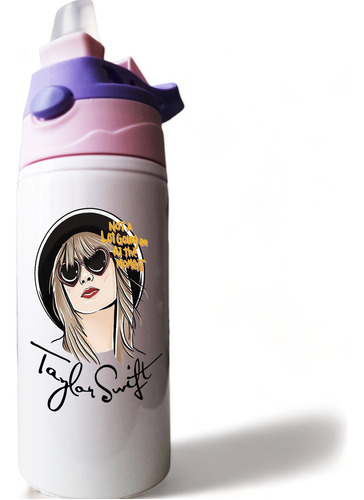 Botella Escolar Para Liquido Diseño Taylor Swift 500 Ml