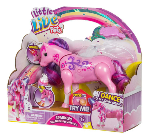 Unicornio Bailarín Little Live Pets Interactivo 18 Cm