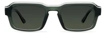 Comprar Lentes De Sol Meller - Ayo Fog Olive Color de la lente Verde oscuro Color de la varilla Verde oscuro Color del armazón Verde oscuro
