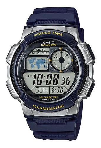 Reloj Casio Iluminator Para Hombre Original E-watch