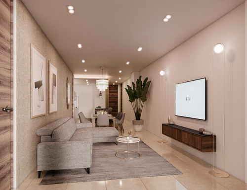 Departamento En Venta En Cancún, Blas, Acabados De Lujo En Todo El Desarrollo