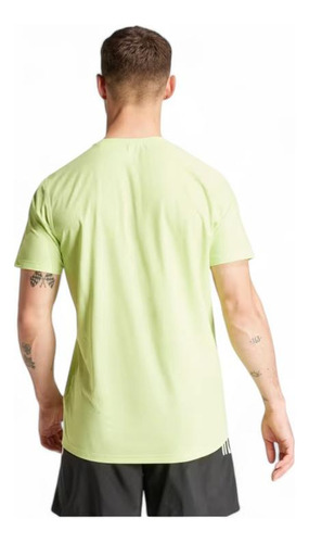 Polera Running Hombre adidas Own The Run Verde Claro