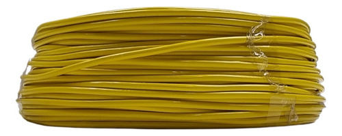 Cable eléctrico flexible de 100 m, 6 mm, certificado para uso residencial, color amarillo