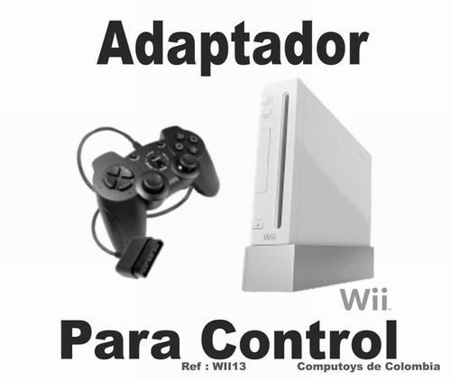 Zwii13 Adaptador Para Usar Control Play  Ii En Wii Computoys