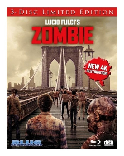 Lucio Fulci Zombie 2 Blu Ray + Cd Nuevo Importado Cerrado