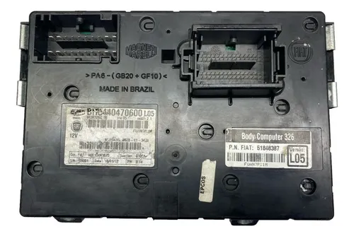comprar Modulo Caixa Bc Body Computer 326 51848387 Bh3440470600 Fiat