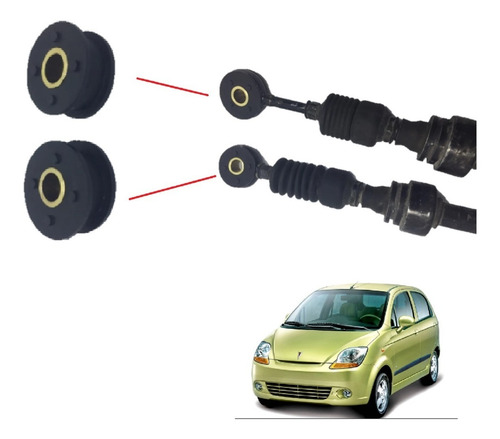 Imagen 1 de 5 de Bujes Gomas Cable Chicote Caja Velocidades Matiz G2 2006-16