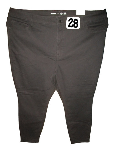 Pantalon Jeans Negro Muy Spandex Talla 28 (48 Mex) Old Navy