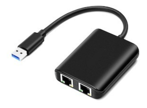 Convertidor Usb 3.0 / Rj45 10/100/1000-2 Ptos     