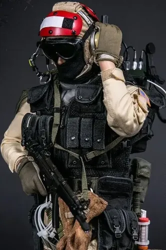 Action Figure Articulado E Realista Damtoys Us Navy Seal 1/6
