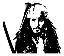 Comprar Vinilo Decorativo Jack Sparrow Piratas Del Caribe