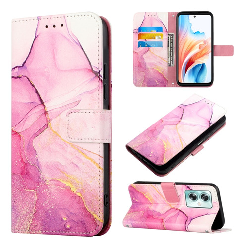 Funda De Poliuretano De Mármol Para Oppo A79 5g