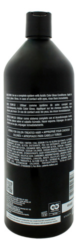Shampoo Redken Acidic Color Gloss Para Mulheres 1l