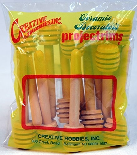 Creative Hobbies 24 Pack De Mini 3 Pulgadas Wood Honey Dippe Mercado Libre