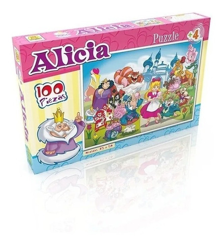 Puzzle Alicia El En Pais X 100 Pzas Puzzles Implas 0209
