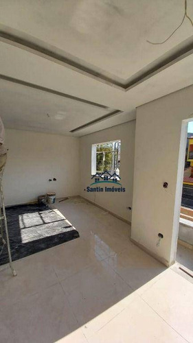Sobrado + Cobertura Com 03 Quartos(01 Suíte )espaço Gourmet, 04 Vagas À Venda, 150 M² - Vila Alto De Santo André - Santo André/sp - So0414