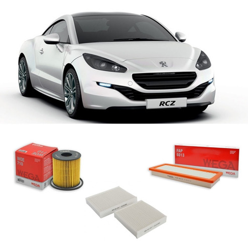 Kit De Filtros Peugeot Rcz 1.6 Thp Wega