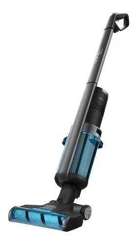 Limpiadora multifunción inalámbrica Vertical Cecotec Conga Popstar 29600  Aqua&Collect 0.4L negra y gris y azul 100V/240V 50Hz/60Hz
