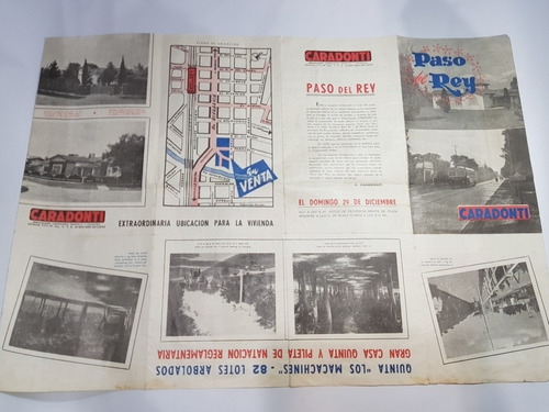 Paso Del Rey Antiguo Afiche Remate 1957 Caradonti Mag 56775