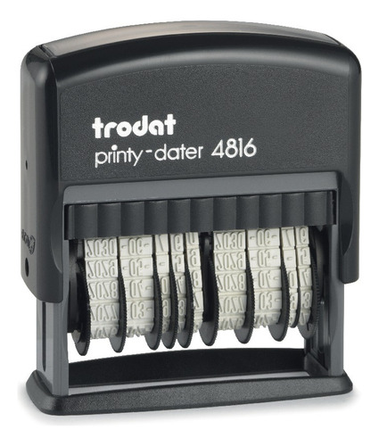 Carimbo Datador Duplo Linear, Modelo 4816, 3,8 Mm, M. Trodat