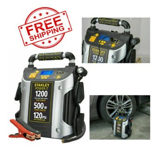Jump Starter/arrancador Stanley Con Compresor Power It 1200a