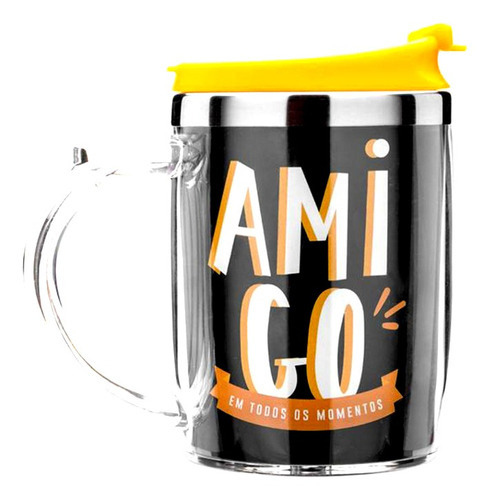 Caneca P/viagem - Família Amigo 350ml