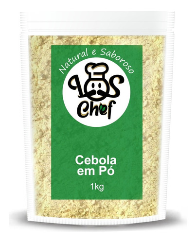 Tempero cebola em pó 100% pura 1kg natural premium Los Chef