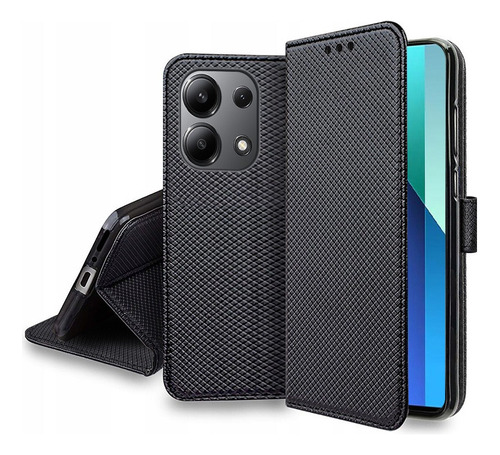 Z For Xiaomi Redmi Note 13 4g Wallet Flip Card Case+lanyard