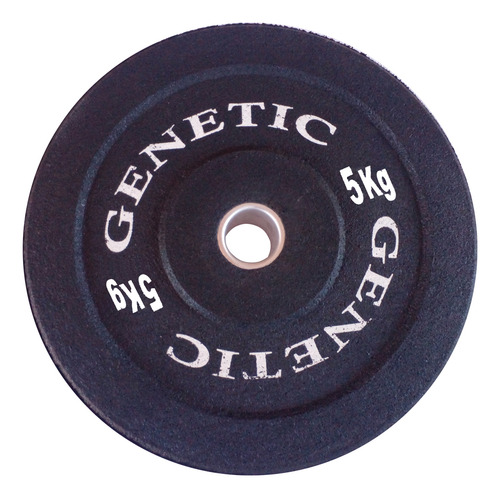 Disco Bumper Olímpico Goma 5kg Weightlifting Entreno Genetic