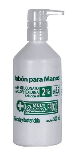 Jabon Con Clohexidina 2% Procid 500 Cc