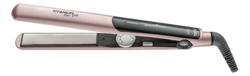 Prancha Titanium Rose Gold Britânia Bivolt