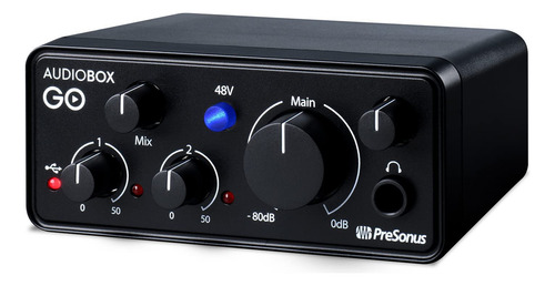 Interface De Áudio Presonus Audiobox Go Usb-c Com Studio One