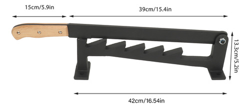 Lenha Manual Do Divisor Kindling Montado Na Parede