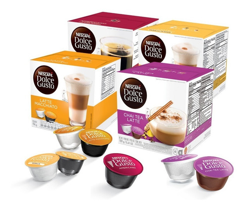 4 Cajas Cápsulas Dolce Gusto A Elección! Envío Incluido