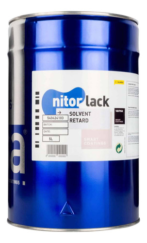 Disolvente Nitorlack Retard De 5 Lts