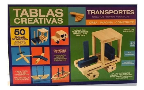 50 Tablas Creativas Transportes Bloques Construcción Madera