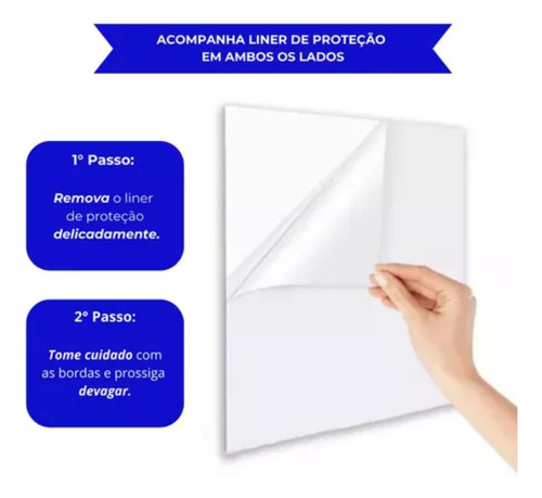 Kit 100 Medalhas Quadradas 4cm Acrílico 2mm Fita Azul