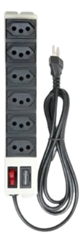 Filtro De Linha Chapa 6 Tomadas Com Fusivel Bivolt Multicraf