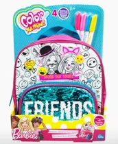 Comprar Barbie Colorea Tú Misma Y Lentejuelas Reversibles! 