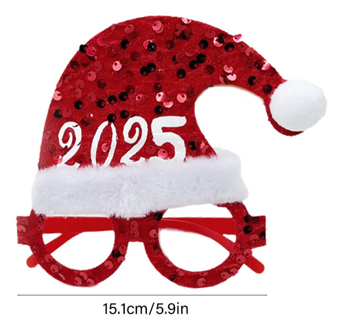 (e) Anteojos Navideños Con Lentejuelas Brillantes Nuevos
