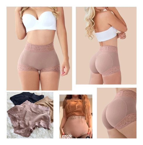 Para . Short Faja Mujer Invisible Reductora Levanta Pompa