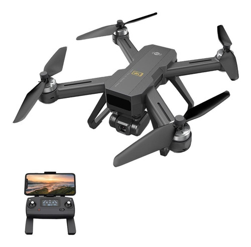 Drone MJX Bugs B20 EIS com câmera 4K cinza 5GHz 1 bateria