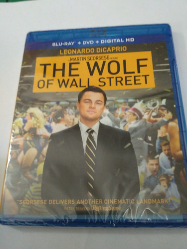 El Lobo De Wall Street Blu-ray Nuevo Sellado
