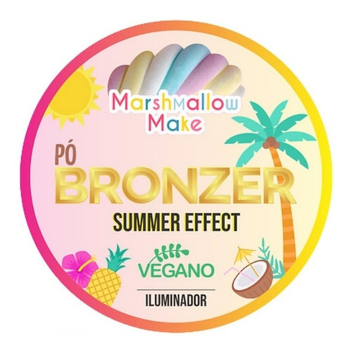 Pó Facial Infantil Vegano Bronzer Marshmallow Make