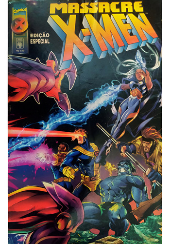 Gibi Massacre X-men Edição Especial - Editora Abril Em Português Formato Americano, 1998, Capa Mole (Usado)