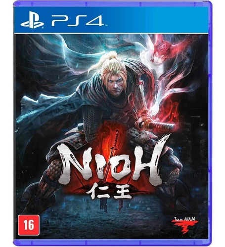 Jogo Nioh Ps4 Usado Mídia Física Capa Azul