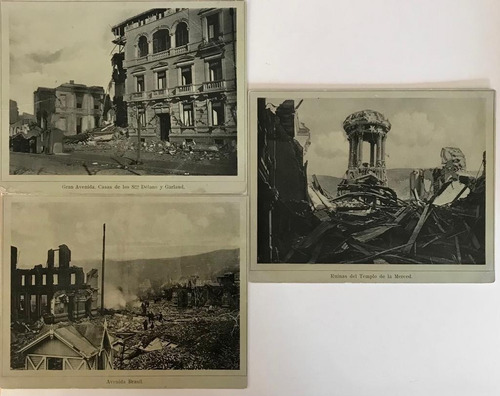 Fotos Valparaiso Terremoto 1906