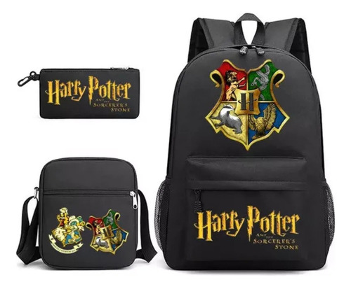 Juego De Mochila De Estudiante De Harry Potter, 3 Piezas